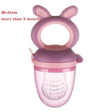 Load image into Gallery viewer, Fresh Fruit Food Safe Baby Pacifiers Feeder Fruit feeding baby food container Pacifier Bottles Baby bottle Kid Fruit Nipple Teat