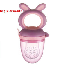 Load image into Gallery viewer, Fresh Fruit Food Safe Baby Pacifiers Feeder Fruit feeding baby food container Pacifier Bottles Baby bottle Kid Fruit Nipple Teat