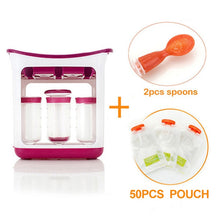 Load image into Gallery viewer, Dropshipping Baby Food Maker Squeeze Food Station Organic Food For Newborn Fresh Fruit Container Storage Baby Feeding Maker
