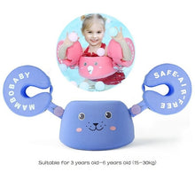 Load image into Gallery viewer, Non-Inflatable Solid Baby Float  Swimming Ring Swim Float Waist Float Ring Floats Pool Toys Swim Trainer for Boys and Girls

