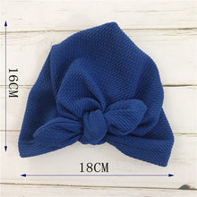 Load image into Gallery viewer, Knot Bow Baby Headbands Toddler Headwraps 6m-18m Baby Turban Hats Babes Caps
