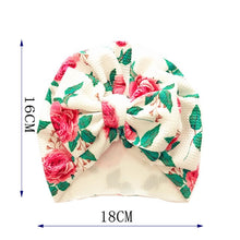 Load image into Gallery viewer, Knot Bow Baby Headbands Toddler Headwraps 6m-18m Baby Turban Hats Babes Caps
