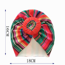 Load image into Gallery viewer, Knot Bow Baby Headbands Toddler Headwraps 6m-18m Baby Turban Hats Babes Caps
