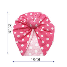 Load image into Gallery viewer, Knot Bow Baby Headbands Toddler Headwraps 6m-18m Baby Turban Hats Babes Caps
