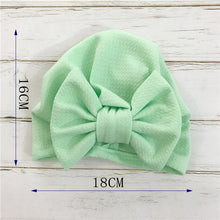 Load image into Gallery viewer, Knot Bow Baby Headbands Toddler Headwraps 6m-18m Baby Turban Hats Babes Caps
