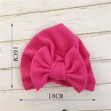 Load image into Gallery viewer, Knot Bow Baby Headbands Toddler Headwraps 6m-18m Baby Turban Hats Babes Caps
