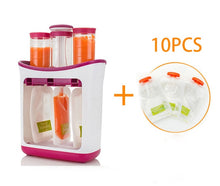 Load image into Gallery viewer, Dropshipping Baby Food Maker Squeeze Food Station Organic Food For Newborn Fresh Fruit Container Storage Baby Feeding Maker
