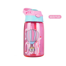 Load image into Gallery viewer, 480ML Kids Water Cup Creative Cartoon Baby Feeding Cups With Straws Leakproof Water Bottles Outdoor Portable Children&#39;s Cups
